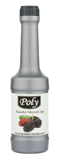 POLY 1000 GR BLACKBERRY FLAVORED FRUIT PUREE SAUCE*6