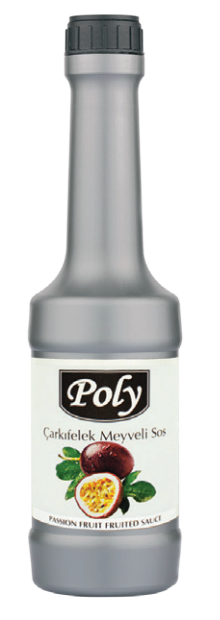POLY 1000 GR PASSION FRUIT FLAVOR FRUIT PUREE SAUCE*6