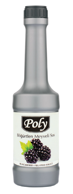 POLY 1000 GR BLACKBERRY FLAVORED FRUIT PUREE SAUCE*6