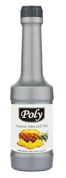 POLY 1000 GR PINEAPPLE FLAVORED FRUIT PUREE SAUCE*6