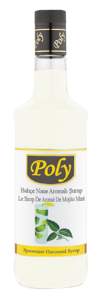 POLY 700 ML GARDEN MINT FLAVORED SYRUP*6