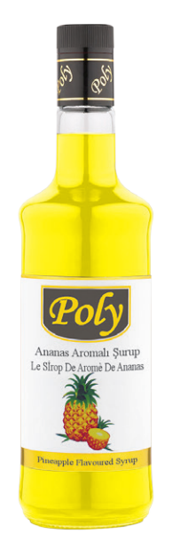 POLY 700 ML PINEAPPLE FLAVORED SYRUP*6