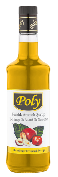 POLY 700 ML HAZELNUT FLAVORED SYRUP*6