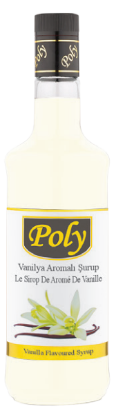 POLY 700 ML VANILLA FLAVORED SYRUP*6