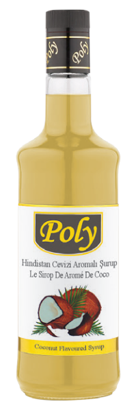 POLY 700 ML COCONUT FLAVORED SYRUP*6