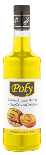 POLY 700 ML MELON FLAVORED SYRUP*6
