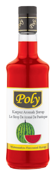 POLY 700 ML WATERMELON FLAVORED SYRUP*6