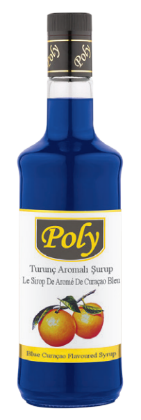 POLY 700 ML ORANGE FLAVORED SYRUP*6