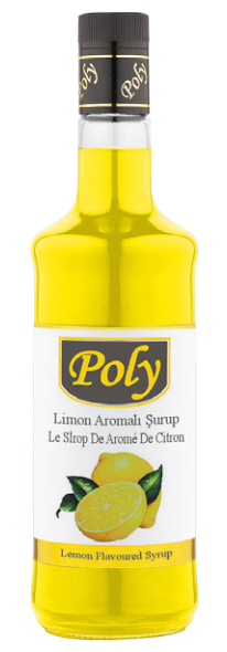 POLY 700 ML LEMON FLAVORED SYRUP*6