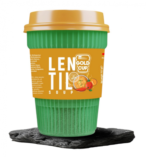 GOLD CUP 18.5 GR LENTIL SOUP CUPS*6