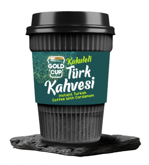 GOLD CUP 14 GR CARDAMOM FLAVORED TURKISH COFFEE (6 CUPS)