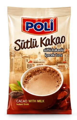 POLİ 250 GR SÜTLÜ KAKAO TOZ İÇECEK PŞT*24