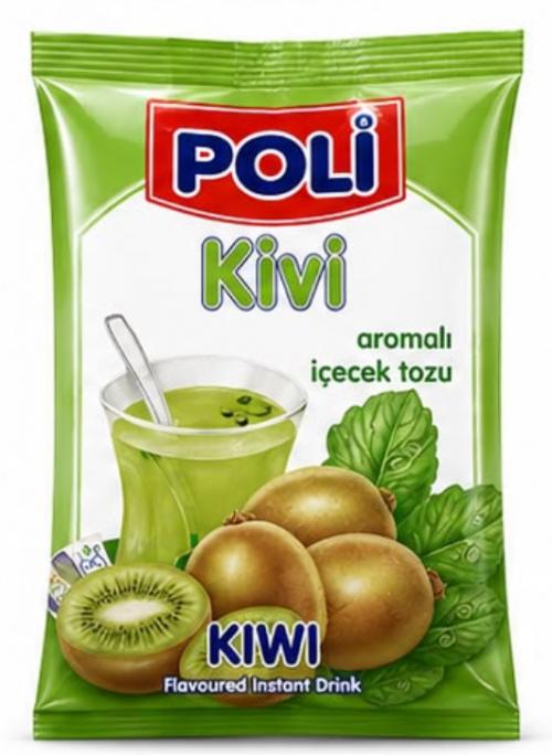 POLİ 300 GR KIWI FLAVORED HOT POWDERED DRINK PACKAGES*24