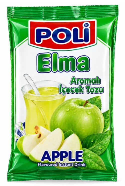 POLİ 300 GR APPLE FLAVORED HOT POWDERED DRINK PACKAGES*24