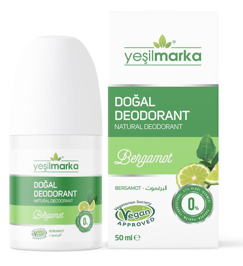 YEŞİLMARKA NATURAL 50 ML ROLL-ON DEO. BERGAMOT*24