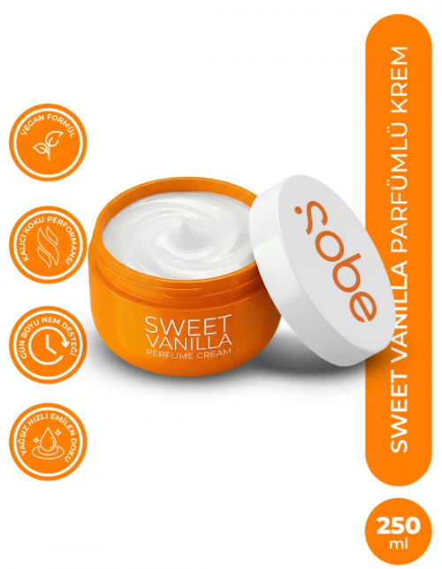 SOBE CREAM 250 ML SWEET VANILLA*80