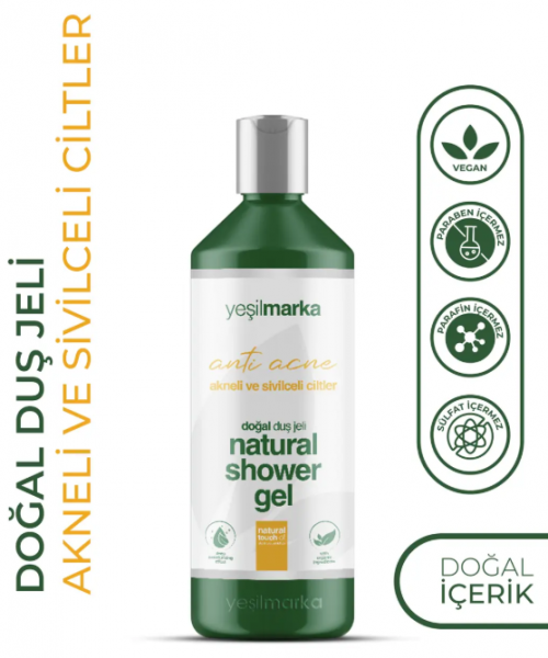 YEŞİLMARKA NATURAL 400 ML SHOWER GEL FOR ACNE & CIDNESS.*20