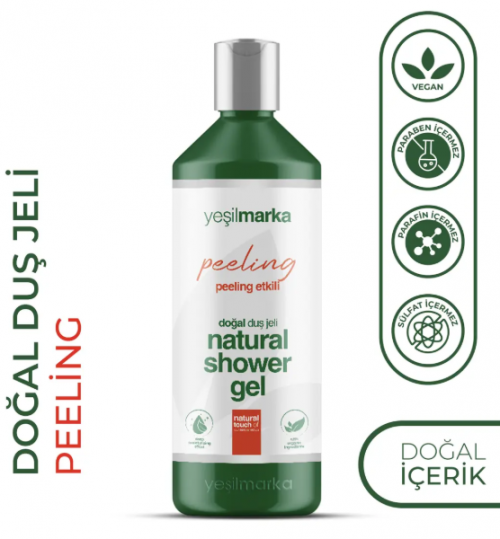 YEŞİLMARKA NATURAL 400 ML SHOWER GEL WITH PEELING EFFECT*20