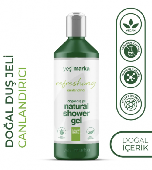 YEŞİLMARKA NATURAL 400 ML SHOWER GEL REVITALIZING EFFECT*20