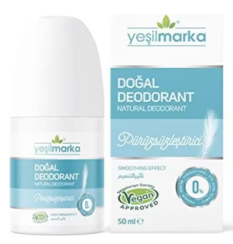YEŞİLMARKA DOĞAL 50 ML ROLL ON DEO.PÜRÜZSÜZ.*24
