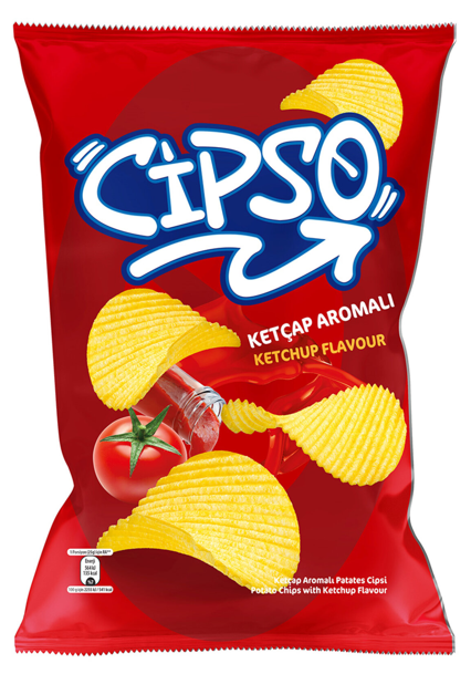 CİPSO (0651062) TIRTIK AL.PLUS KETCHUP 56 GR*14