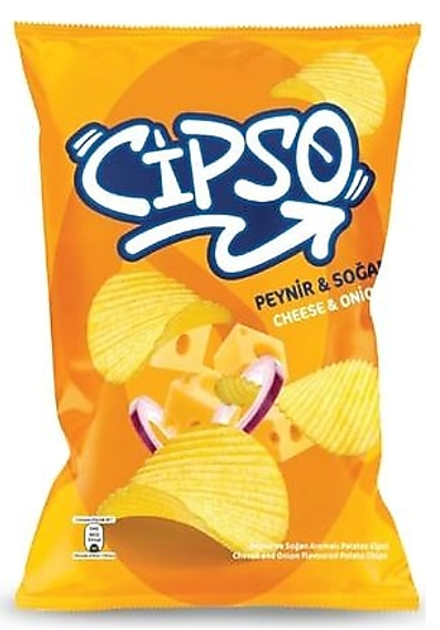 CİPSO (065477) TIRTIK CHEESE & ONION 104 GR*12