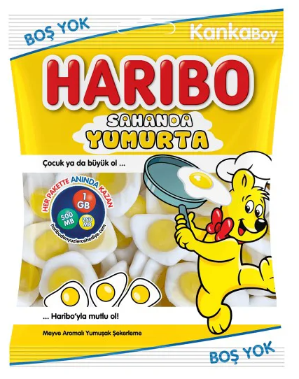 HARİBO 80 GR FRIED EGGS*24