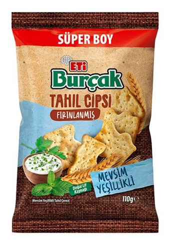 ETİ (8492851)BURÇAK TAHIL CİPS MEYVELİ 110 GR*14