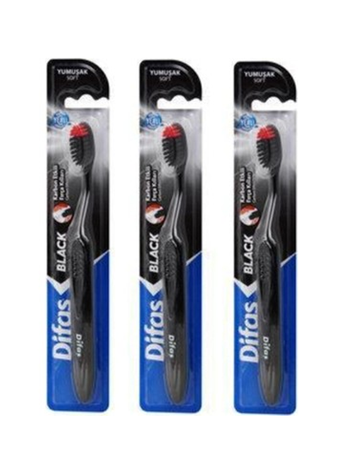 DİFAŞ DİŞ FIRÇASI ORAL CARE BLACK*12