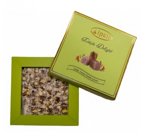 İPEK TURKISH DELIGHT 500 GR DOUBLE PISTACHIO FLAVOR*15