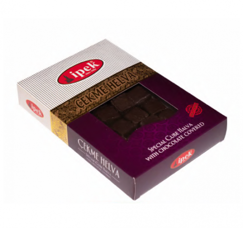 İPEK Pulled Halva 80 gr Plain Chocolate*48