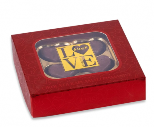 İPEK PISHMANIYE (17.50 GR x4) CHOCOLATE COATED LOVE*30