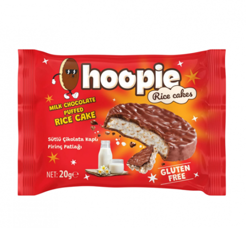 HOOPIE 20 GR MILK CHOCOLATE COATED RICE CRUPKS*24