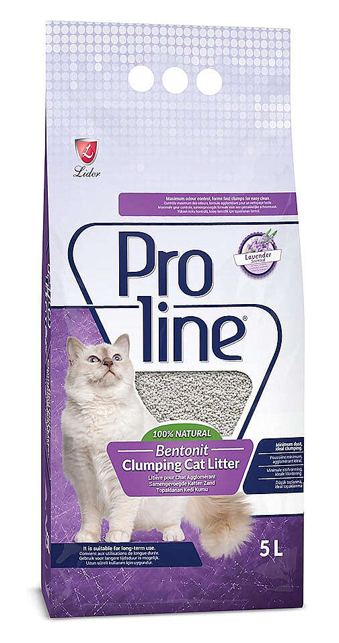PROLINE CAT LITTER 5 LT LAVENDER SCENTED*1