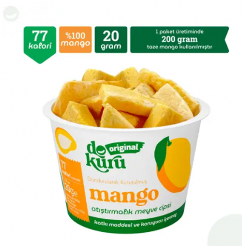 DOKURU ORIGINAL 20 GR DRIED MANGO*24