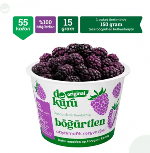 DOKURU ORIGINAL 15 GR DRIED BLACKBERRIES*24
