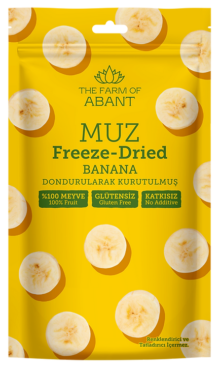 THE FARM FREEZE 20 GR DRIED SLICED BANANA*60