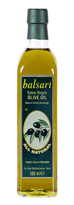 BALSARI EXTRA VIRGIN OIL 500 ML GLASS*12