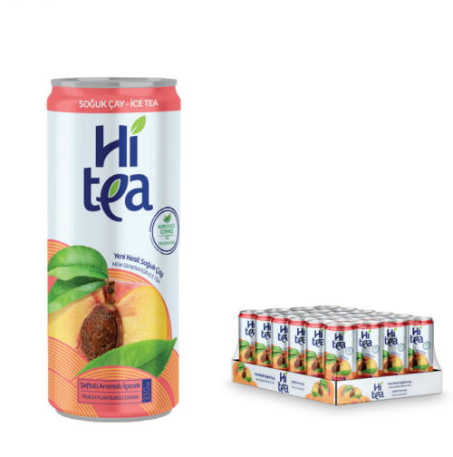 HITEA 330 ml Peach Iced Tea (Pack of 24)