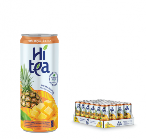 HITEA 330 ml Pineapple & Mango Iced Tea (Pack of 24)