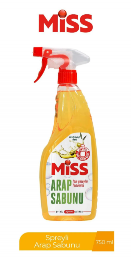 MISS Castile Soap 750 ml Spray (Pack of 12)
