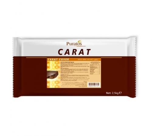 PURATOS (4008566) CARAT COVER Milk Confectionery Coating, 2.5 kg x 10