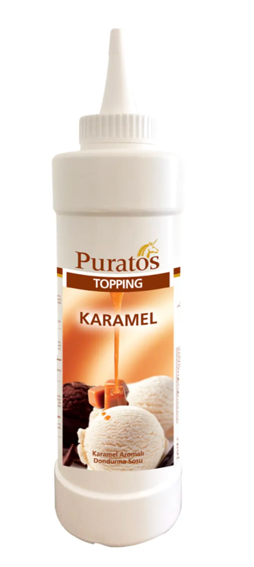 PURATOS (4112273) TOPPING CARAMEL ICE CREAM SAUCE 1 KG*9