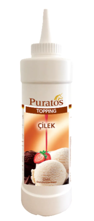 PURATOS (4112277) Strawberry Ice Cream Topping Sauce 1 kg x 9