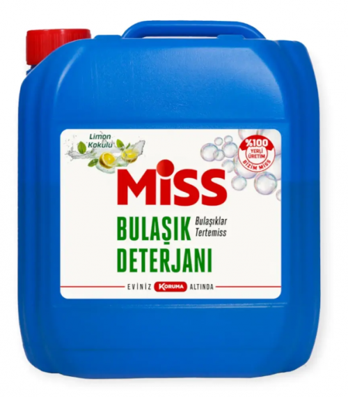 MİSS DISHWASHING DETERGENT 4 KG LEMON*4