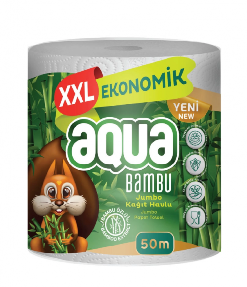 AQUA BAMBU Giant Paper Towels (8-Pack)