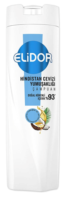 ELIDOR 400 ML Coconut Shampoo (White) * 6