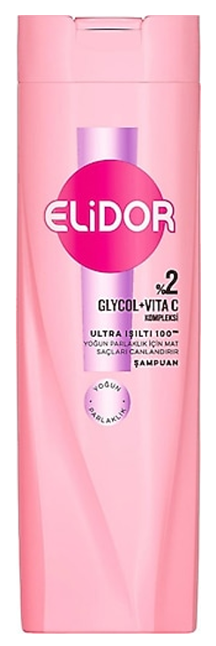 ELIDOR 400 ml Ultra Shine Shampoo (Pink) - Pack of 6