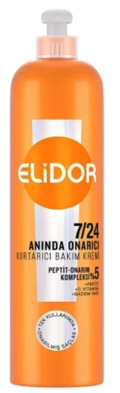 ELİDOR 240 ml Repairing Effect 24/7 Hair Cream (Pack of 12)