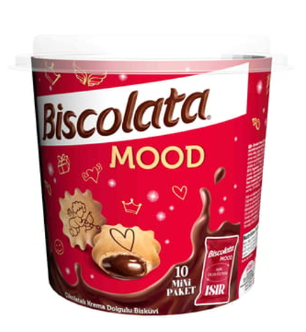 ŞÖLEN (5630.03) Biscolata Mood Chocolate-Filled 250g x 12